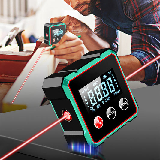 🔥 Mágneses Digitális Szögmérő Elektronikus Lézerrel