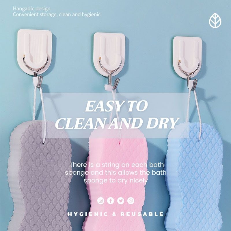 Szuper puha hámlasztó fürdőszivacs(Vásároljon 1et és kapjon 1et ingyen)-7