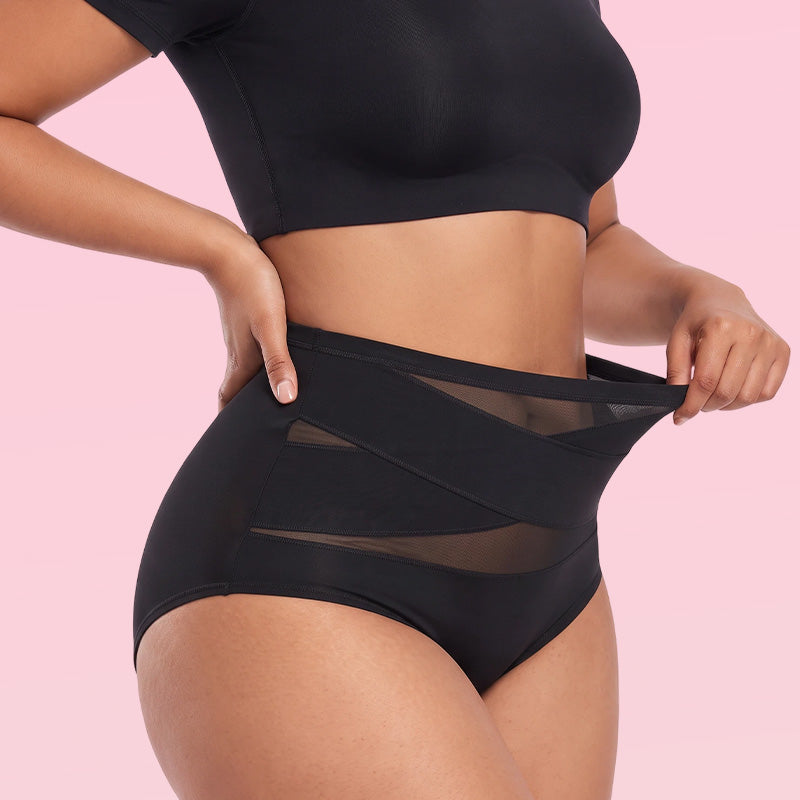 🌸 [S-3XL] 💗 Női magas derekú haskontroll alsónemű 🥰