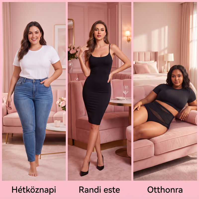 🌸 [S-3XL] 💗 Női magas derekú haskontroll alsónemű 🥰