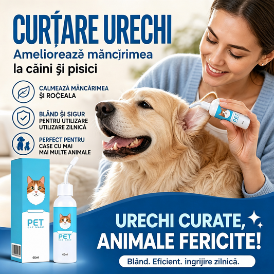 🐾 1+1 INGYEN 🐕 Kíméletes állati fültisztító kutyának, cicának