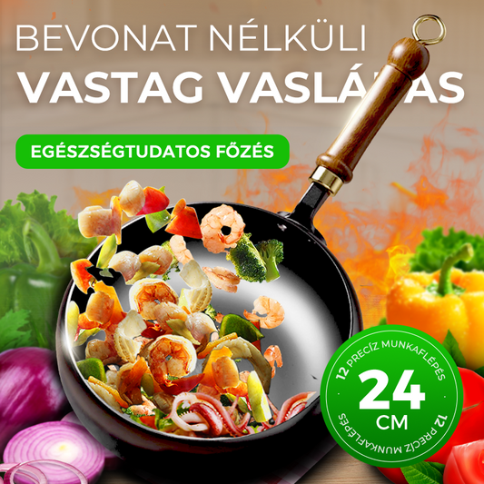 🧑‍🍳Hagyományos vasedény bevonat nélkül | Többgenerációs minőség és funkcionalitás