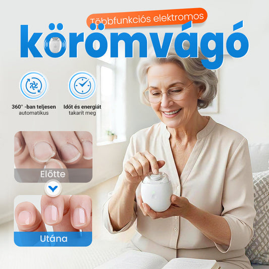 🎁Minél többet vásárol, annál többet spórol💅Automatikus körömreszelő