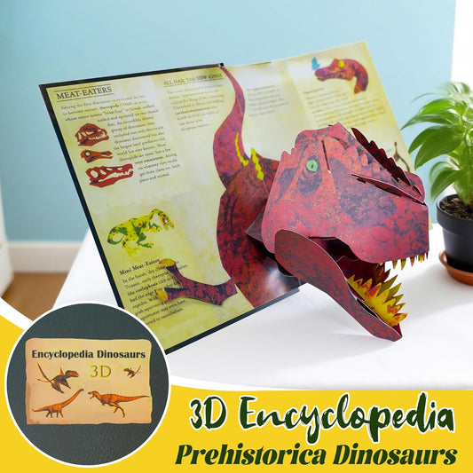 🦖3D Enciklopédia Prehistorica Dinosaurs  📚