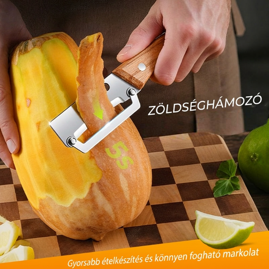 🔥354 termék maradt!🥕Többfunkciós Konyhakés