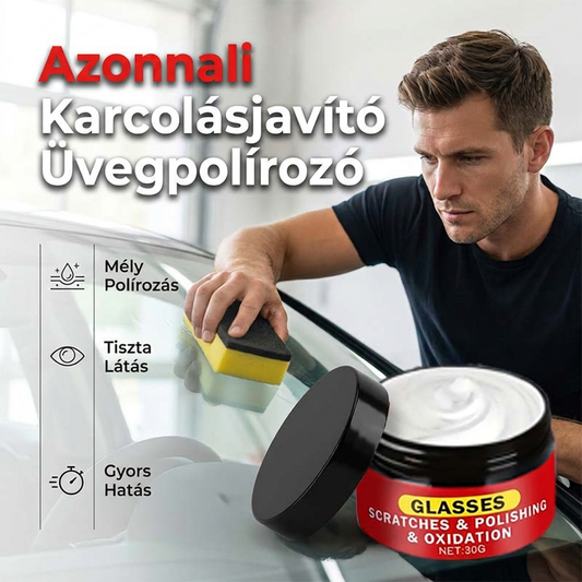 🚗✨ Üvegsérülések polírozó és javító paszta 🌟