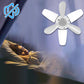 🔥Háztartási mennyezeti ventilátor világítással és távirányítóval❄️