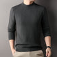 🎁 FÉRFI MELEG MOCK NECK PUHA KÖTÖTT PULÓVER