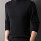 🎁 FÉRFI MELEG MOCK NECK PUHA KÖTÖTT PULÓVER