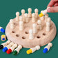 🌿♟️ Montesszori Emlékezetfejlesztő Sakk - Agyfejlesztés 3 Éves Kortól, Fa Játék 🧠✨