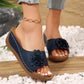 🌸Női Kényelmes Virágos Slip-On Szandálok