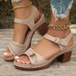 👡Nyári női Chunky Magassarkú szandálok