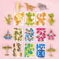 🦗 DIY rajzfilm 3D összerakós puzzle – 25 db/készlet | Kreatív, fejlesztő játék – Utánvét 🧩✨