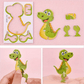 🦗 DIY rajzfilm 3D összerakós puzzle – 25 db/készlet | Kreatív, fejlesztő játék – Utánvét 🧩✨
