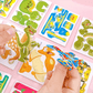 🦗 DIY rajzfilm 3D összerakós puzzle – 25 db/készlet | Kreatív, fejlesztő játék – Utánvét 🧩✨
