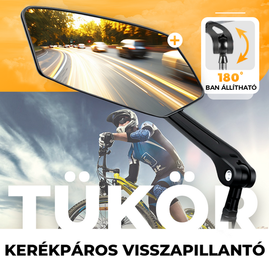 🚴‍♀️🔍 360° forgatható állítható kerékpár visszapillantó tükör