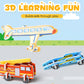 👶3D oktatási puzzle gyerekeknek