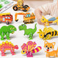 👶3D oktatási puzzle gyerekeknek