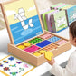🎁 Fejleszd a logikát – Mágneses mintákkal ellátott fa puzzle készlet – Utánvétes 🧠🧩✨
