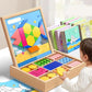 🎁 Fejleszd a logikát – Mágneses mintákkal ellátott fa puzzle készlet – Utánvétes 🧠🧩✨
