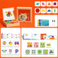 🎁 Fejleszd a logikát – Mágneses mintákkal ellátott fa puzzle készlet – Utánvétes 🧠🧩✨