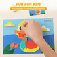 🧩🎨Gyerekek számára készült DIY 3D EVA matricás kézműves foglalkozás