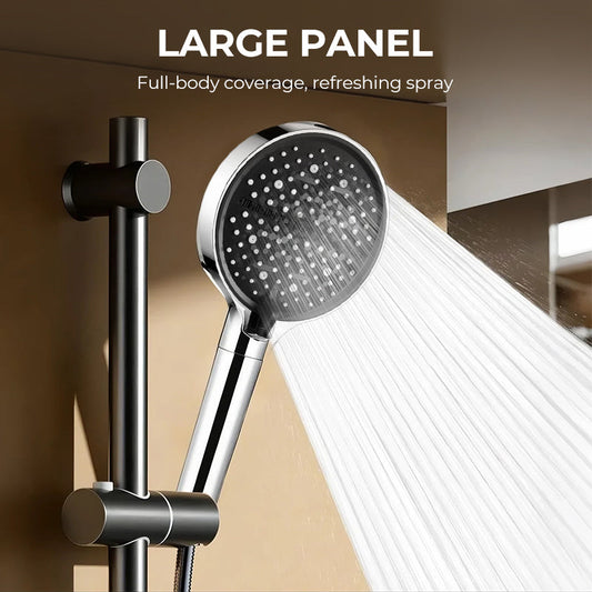 🚿Állítható, többfunkciós nyomásnövelő zuhanyfej