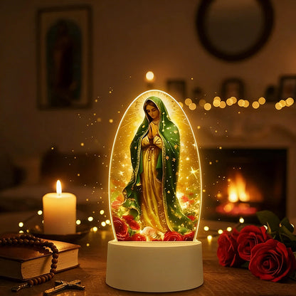 🙏Isteni ösztönző akril LED éjszakai lámpa