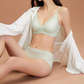 【1 + 1 ingyenes】👙Női  leopárd mintás, lélegző, varratmentes, vezeték nélküli emelő melltartó