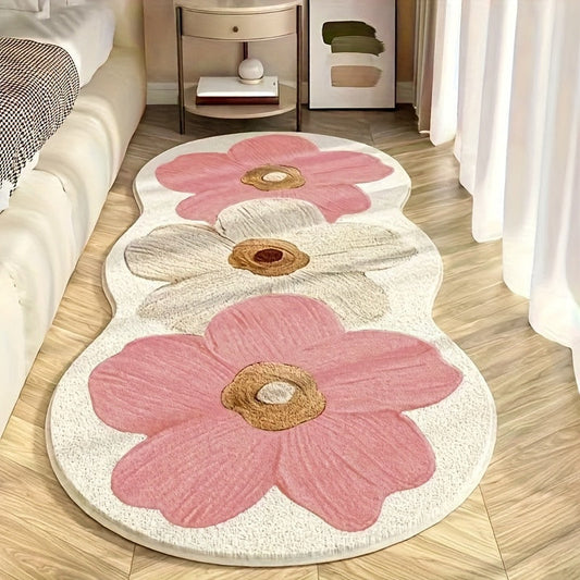 🌸Puha szabálytalan virágmintás szőnyeg