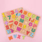 🧩🌟Fából készült ábécé és szám puzzle gyerekeknek