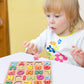 🧩🌟Fából készült ábécé és szám puzzle gyerekeknek