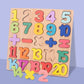 🧩🌟Fából készült ábécé és szám puzzle gyerekeknek