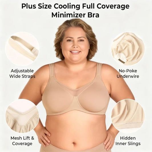 💝Női Elegáns Átlátszó Teljes Borítású Plus Size Melltartó