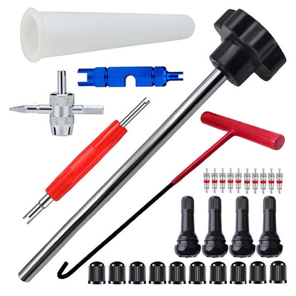 👨‍🔧 Gyorsan Cserélhető Autógumi Szelep Eszköz Készlet 🛠️🚗