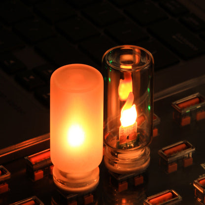 🔥🌟 USB-s élethű lánghatású hangulatlámpa