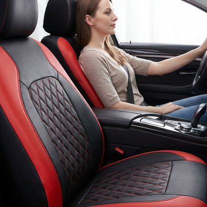 🚗 9 darabos bőr autóüléshuzat-készlet| Ingyenes szállítás🛡️