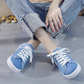 👟☀️Női farmer anyagú slip-on papucs – kényelmes talp és laza stílus🥰