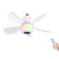 🌈Intelligens mennyezeti ventilátor világítással, RGB-vel és Bluetooth-hangszóróval