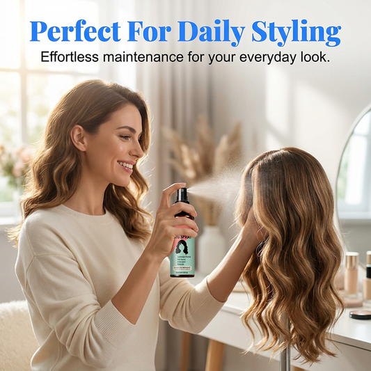 💧 Pehelykönnyű·Öblítés nélküli! Tápláló paróka spray – Azonnali felfrissülés és selymes ragyogás 💇‍♀️✨