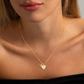 💖 ✨ Szív alakú betűs nyaklánc cirkónia kövekkel – Személyre szabott monogram, titán acél lánc 💍