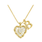 💖 ✨ Szív alakú betűs nyaklánc cirkónia kövekkel – Személyre szabott monogram, titán acél lánc 💍