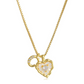 💖 ✨ Szív alakú betűs nyaklánc cirkónia kövekkel – Személyre szabott monogram, titán acél lánc 💍