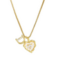 💖 ✨ Szív alakú betűs nyaklánc cirkónia kövekkel – Személyre szabott monogram, titán acél lánc 💍
