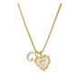 💖 ✨ Szív alakú betűs nyaklánc cirkónia kövekkel – Személyre szabott monogram, titán acél lánc 💍