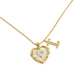 💖 ✨ Szív alakú betűs nyaklánc cirkónia kövekkel – Személyre szabott monogram, titán acél lánc 💍
