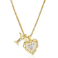 💖 ✨ Szív alakú betűs nyaklánc cirkónia kövekkel – Személyre szabott monogram, titán acél lánc 💍