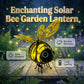 🐝 Varázsoljon bájt a kertjébe – Napelemes függő méh lámpa szív alakú szárnyakkal💡