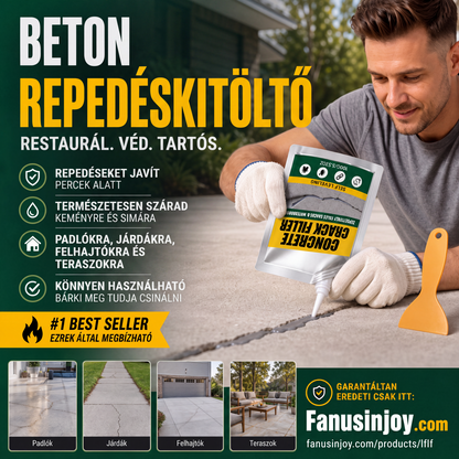 🔥Korlátozott ideig 50% KEDVEZMÉNY! 🧱Egy kattintással javít, és a tárgyak újnak tűnnek! ✨️Vízálló betonrepedés-töltő és tömítőanyag