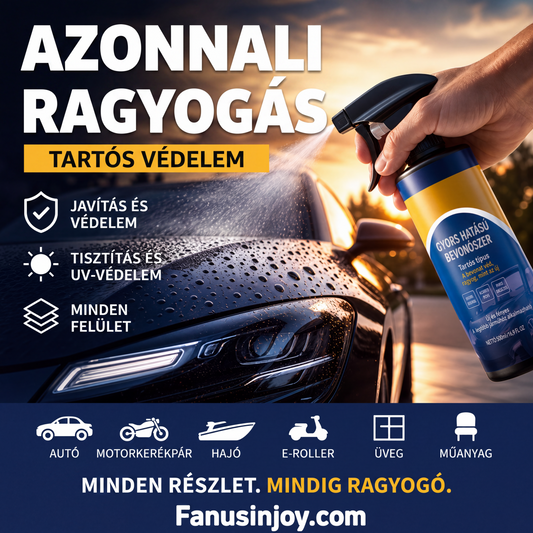 ✨UTOLSÓ NAPOS AKCIÓ - 50% KEDVEZMÉNY✨Fejlett, gyors hatású autó bevonó spray (Minden vásárláshoz ajándék törlőkendő jár!)
